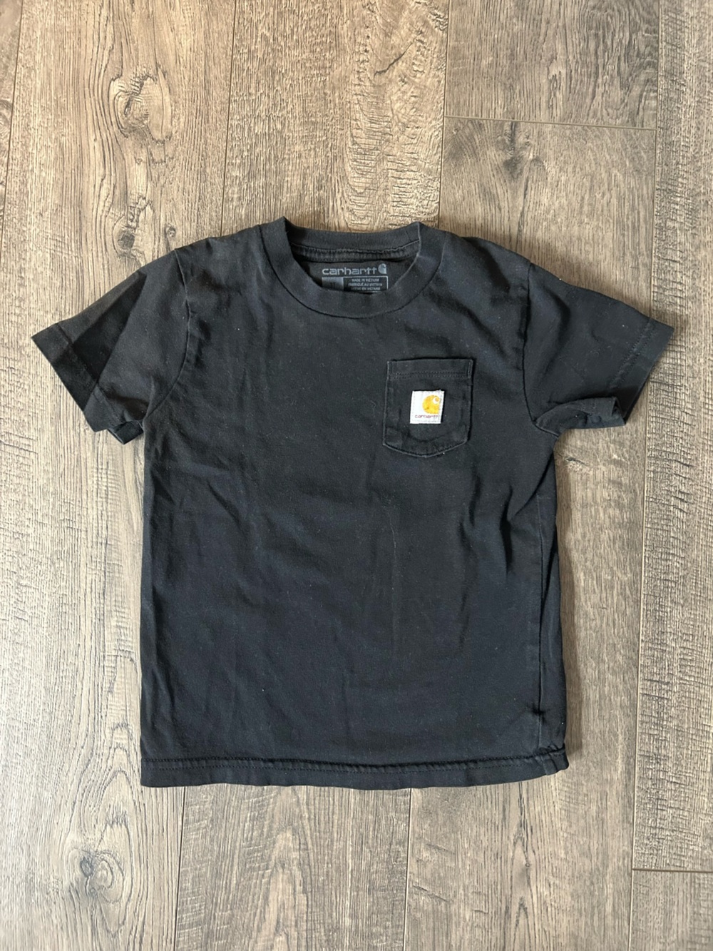 Carhartt Black Short Sleeve Pocket T-Shirt with Logo Patch